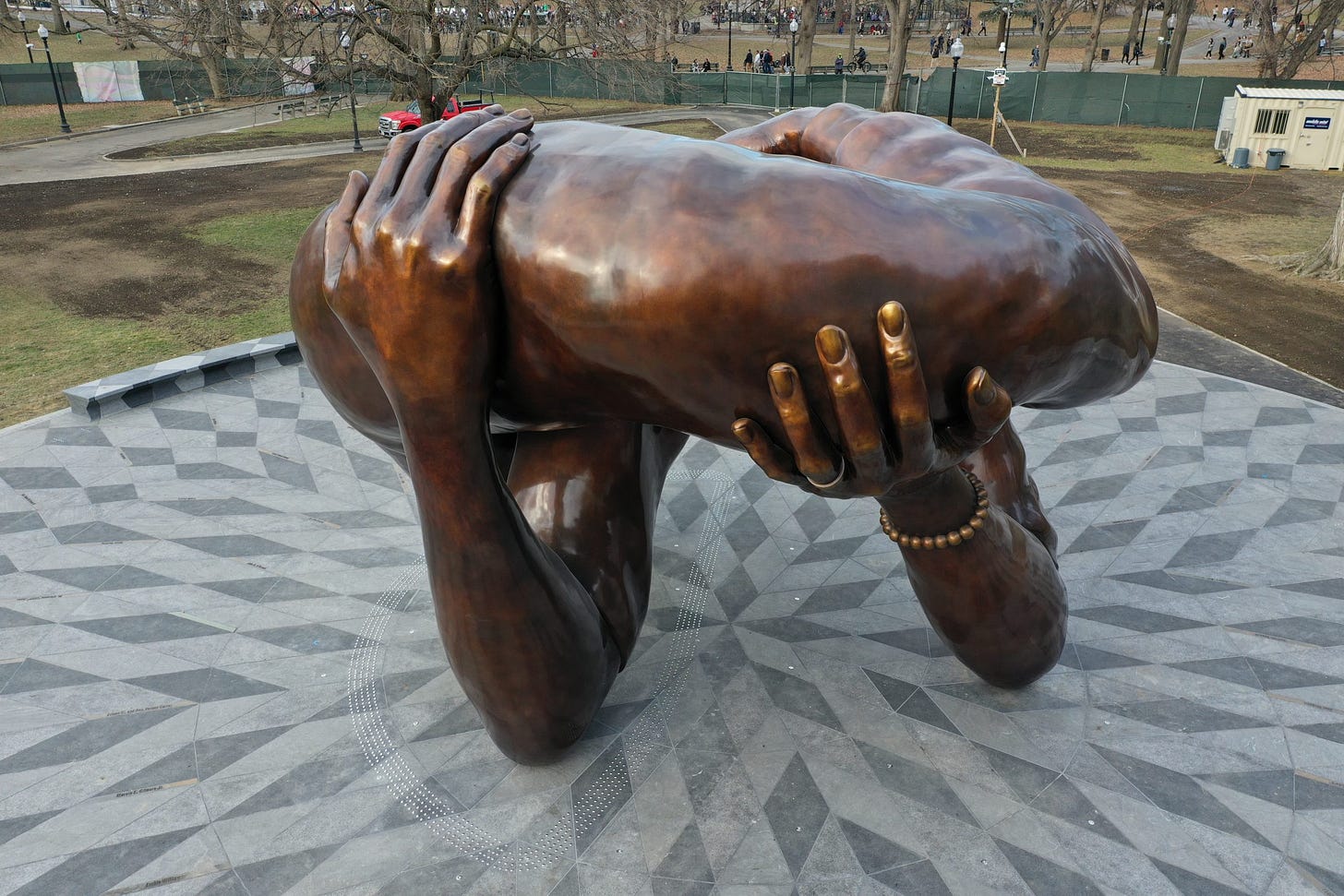 Standing Two Stories Tall, a Hank Willis Thomas Sculpture Honoring Martin  Luther King Jr. Is Unveiled on Boston Common | Artnet News
