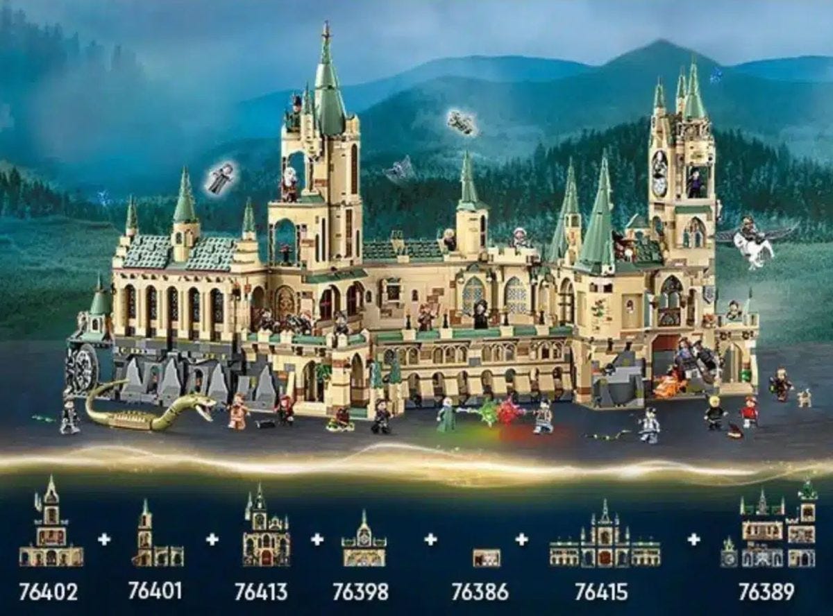 Ya puedes construir el Gran Castillo de Hogwarts con sets de Harry Potter