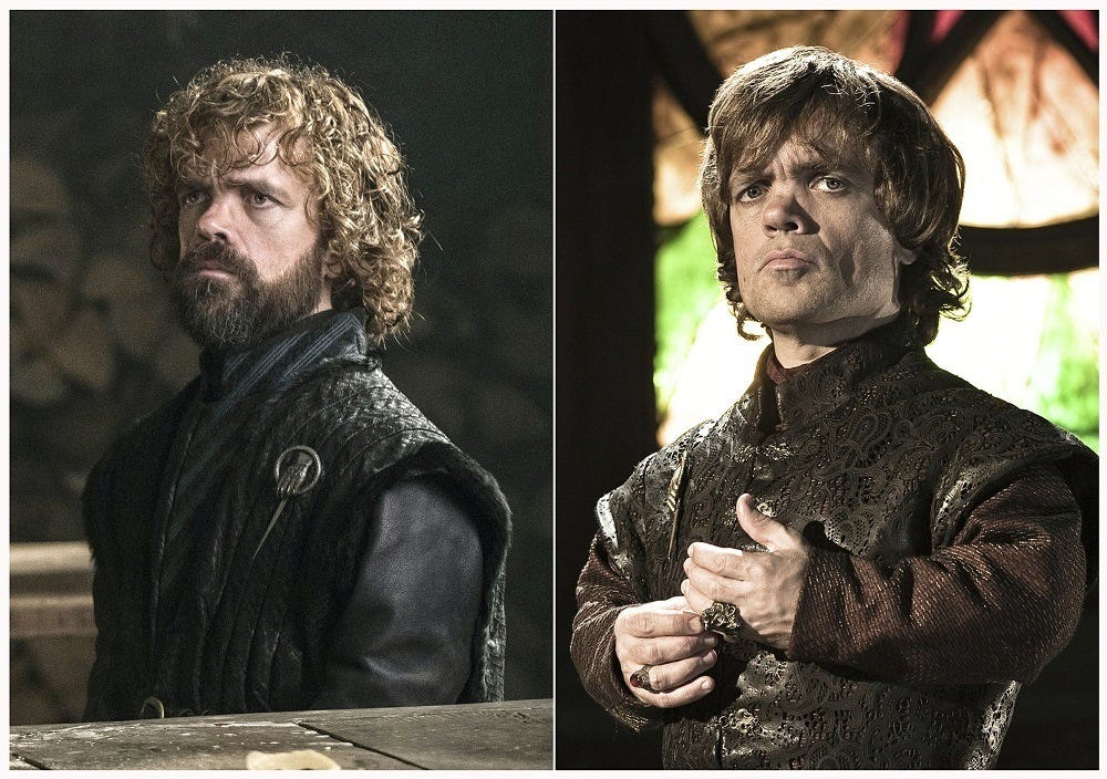 peter dinklage as tyrion lannister in game of thrones before after 2019