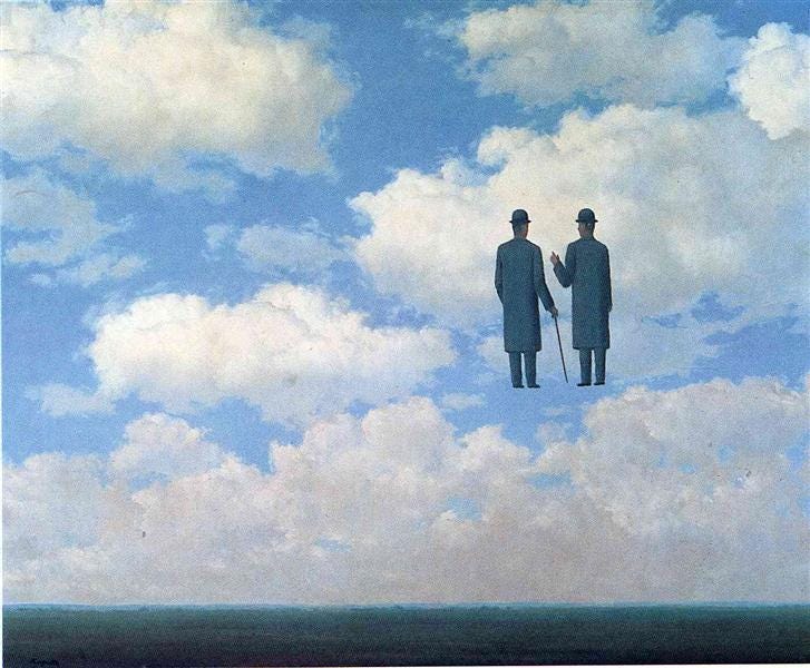 The infinite recognition, 1963 - Rene Magritte