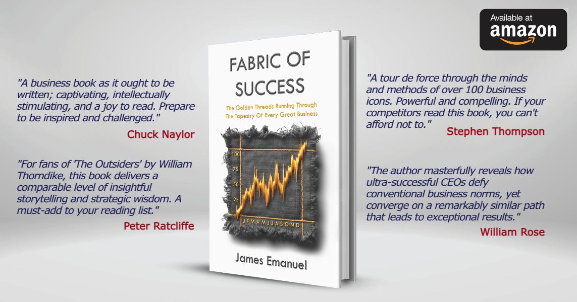 Fabric of Success, book by James Emanuel