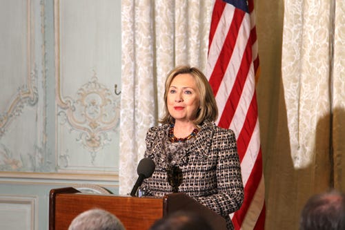 File:Secretary Clinton Addresses Reporters (5549582567).jpg