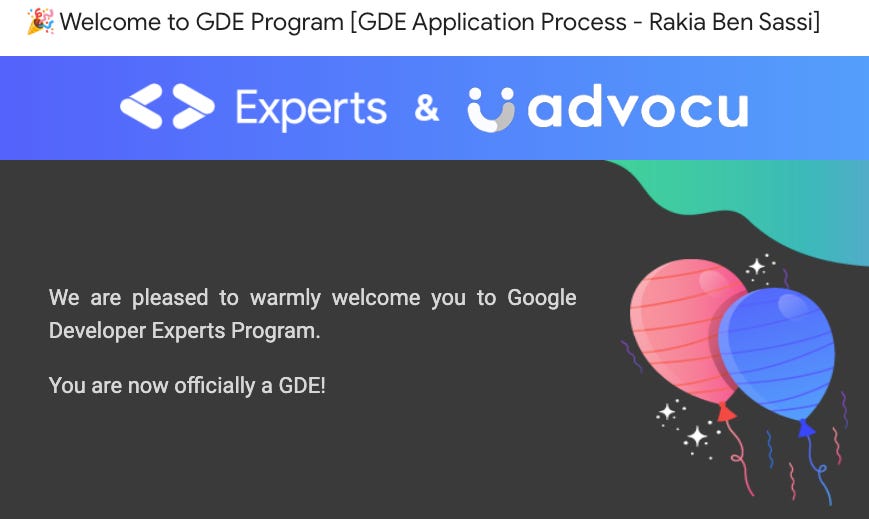 congrats on becoming GDE in Angular