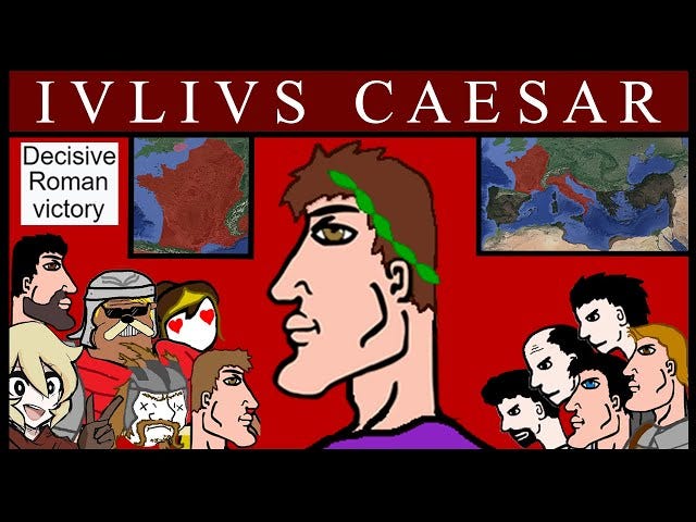 Julius Caesar: Unbiased History - Rome VIII - YouTube