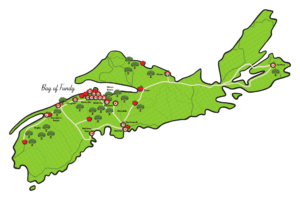 Nova Scotia Cider Map