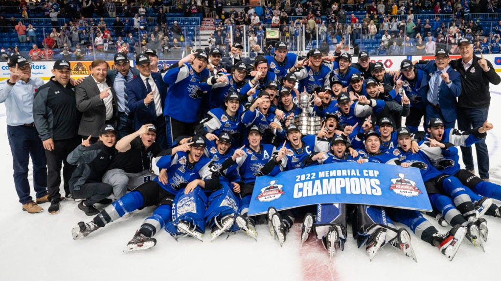 Saint John Sea Dogs crowned Champions of 2022 Memorial Cup Presented by Kia  – Ontario Hockey League