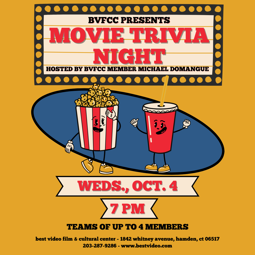 Movie Trivia Night Hosted by BVFCC Member Michael Domangue