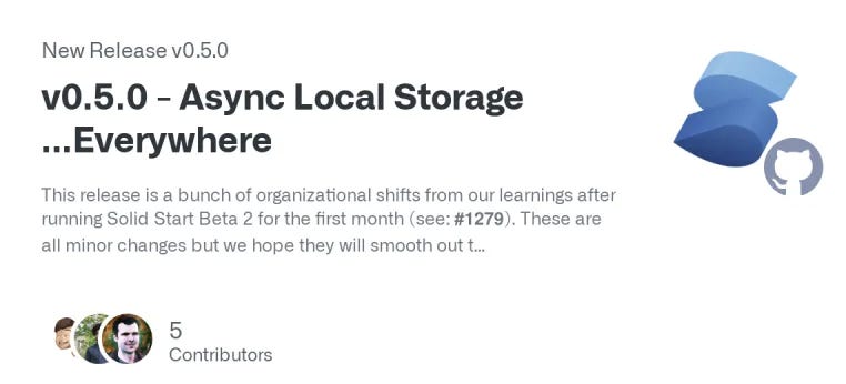 v0.5.0 - Async Local Storage ...Everywhere