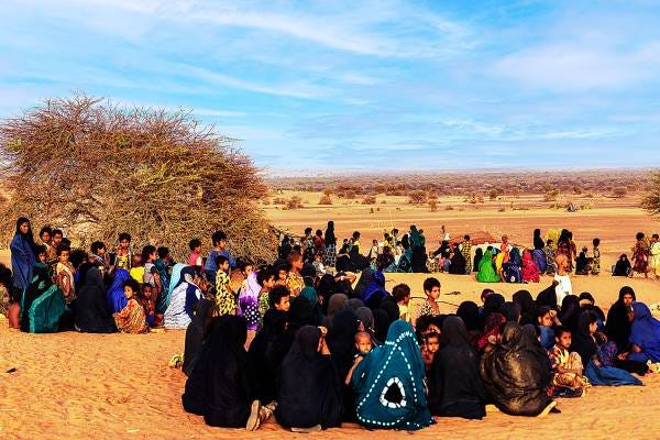 IDP camp in Ménaka, Mali