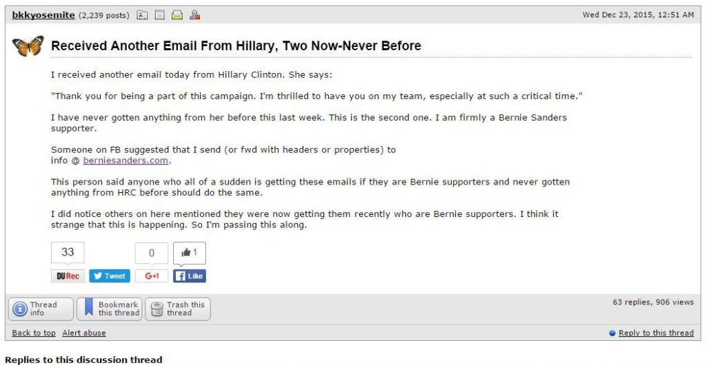 HillarySpamDemUnderground HillarySpamDemUnderground