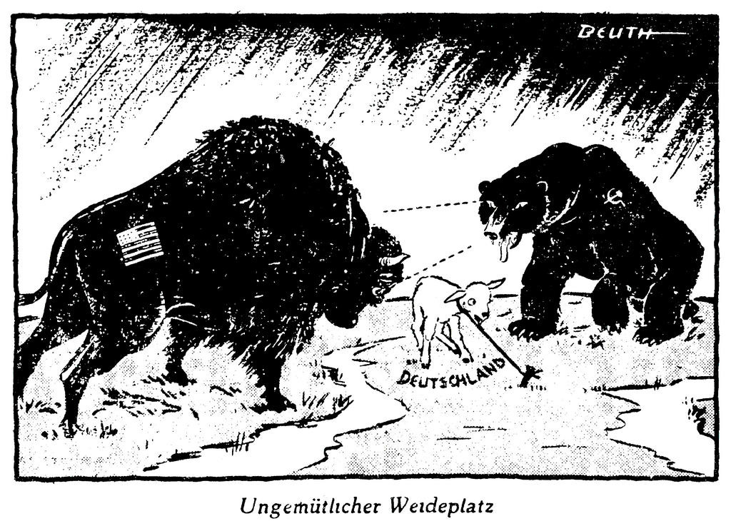 Cartoon by Beuth on Germany's position in the context of the East-West tensions (25 April 1950) - CVCE Website Cartoon by Beuth on Germany's position in the context of the East-West tensions (25 April 1950) - CVCE Website