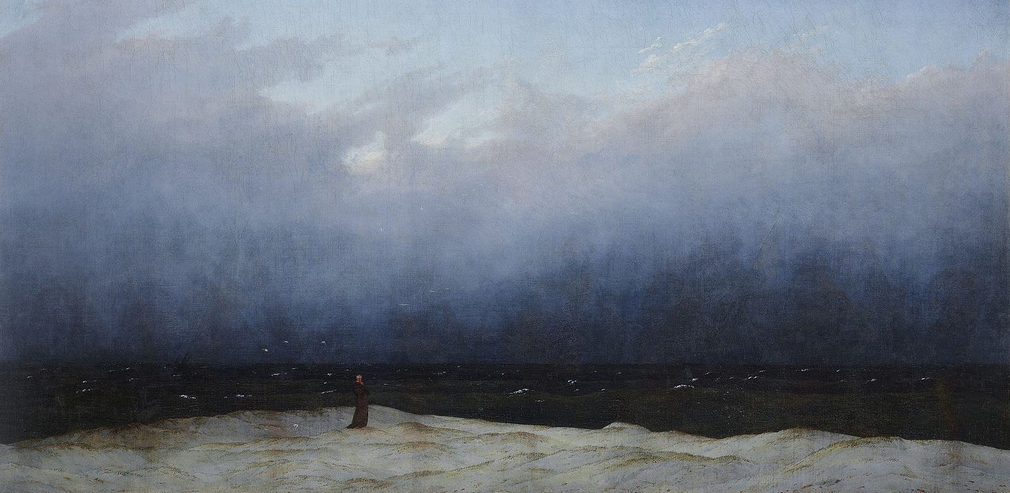 Caspar David Friedrich, Mönch am Meer, Endzustand nach Restaurierung
