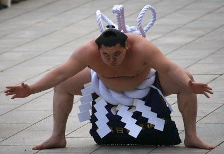 Mongolian Sumo Grand Champion Yokozuna Hakuho Editorial Stock Photo - Stock  Image | Shutterstock