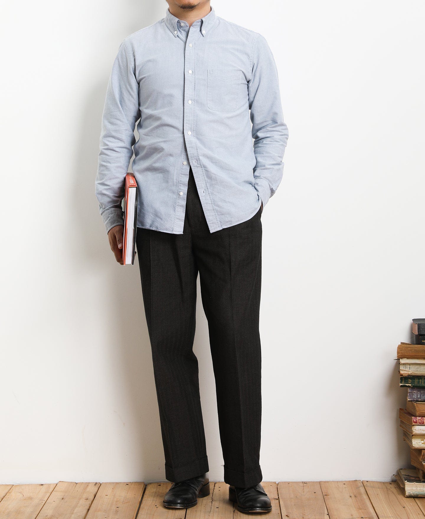 Lot 218 Button Down Oxford Shirt - Blue