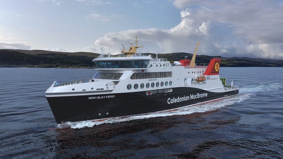 115m ferry contract for two CalMac ships for Western Isles - BBC News