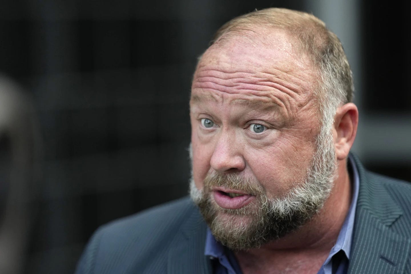 Alex Jones looking bewildered.