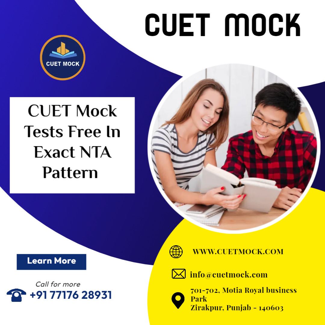 Cuet mock test for free- At CUET MOCK