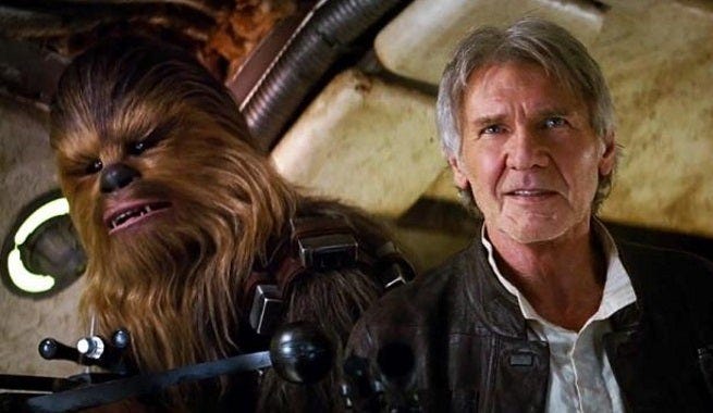 Harrison Ford Talks "Chewie, We're Home" Line In Star Wars: The Force  Awakens