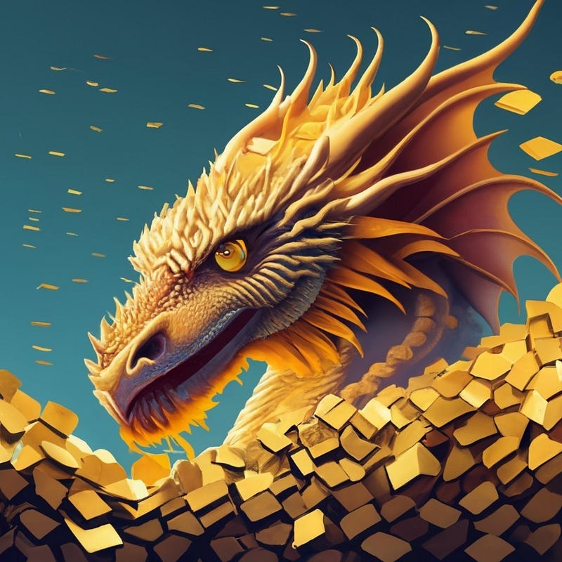dragon hoarding digital gold