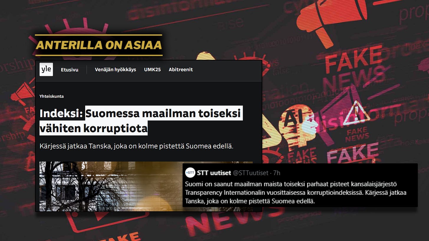 Suomen valtiolliset uutistoimistot levittivät mitä ilmeisintä misinformaatiota.