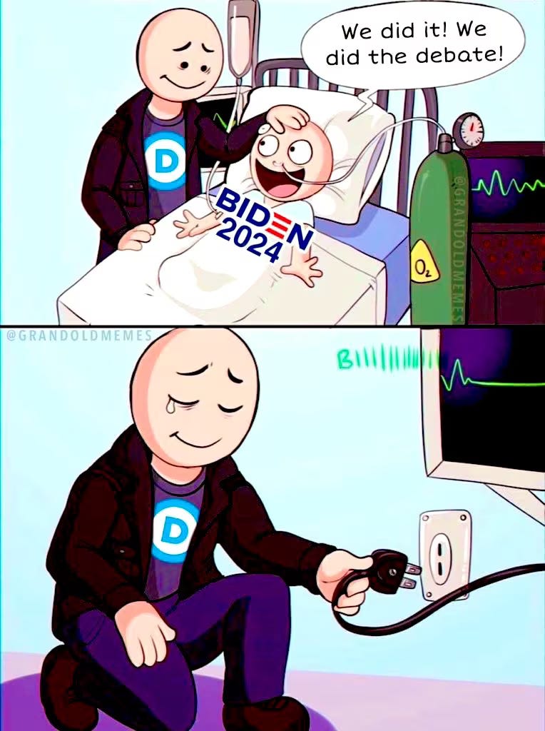 Meme rencana Partai Demokrat untuk Biden 2024