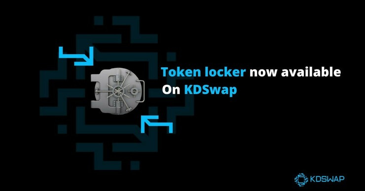 Lock your tokens, now available on KDSwap!