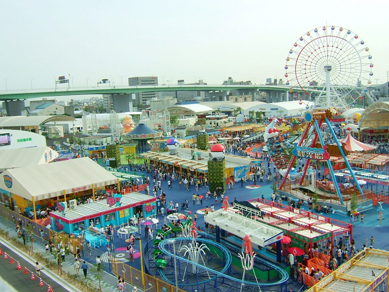 A photograph of Pokémon the Park from 2005, in Nagoya, Japan (Photo credit: Gnsin)