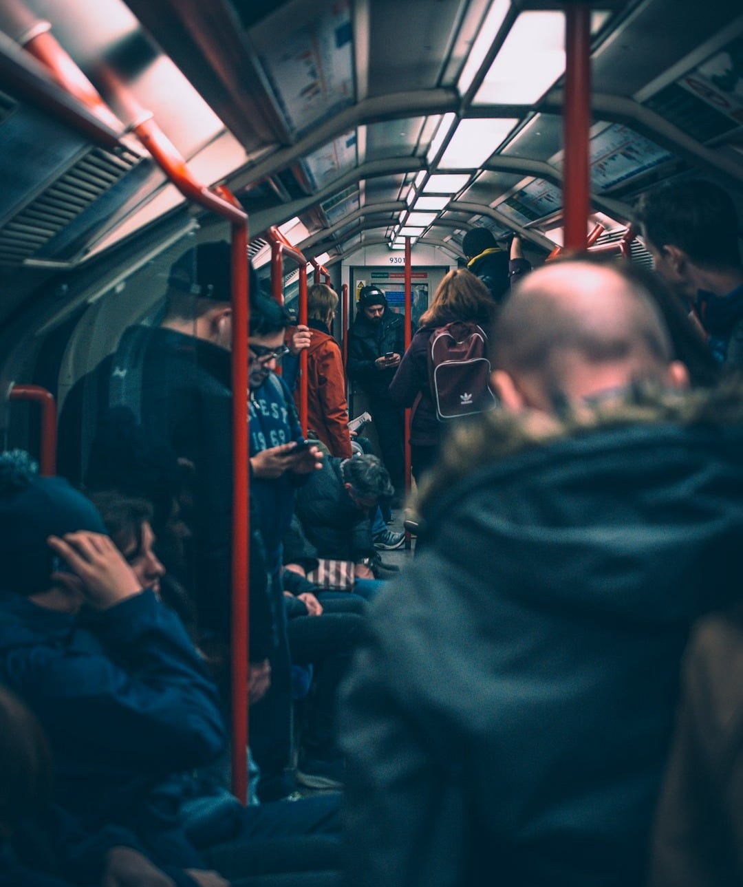 people inside train