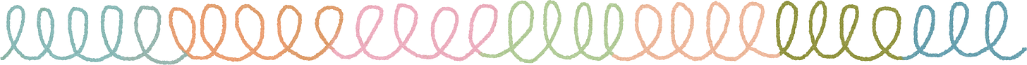 colorful squiggle line