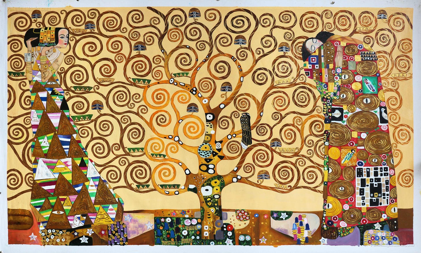 Tree of life 1909 - Gustav Klimt Paintings