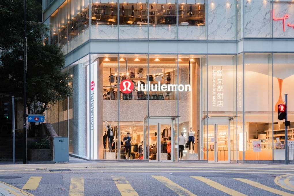 Lululemon’s 3,620 sq ft space in H Queen’s is also its first to occupy two floors in Hong Kong. Photo: Handout