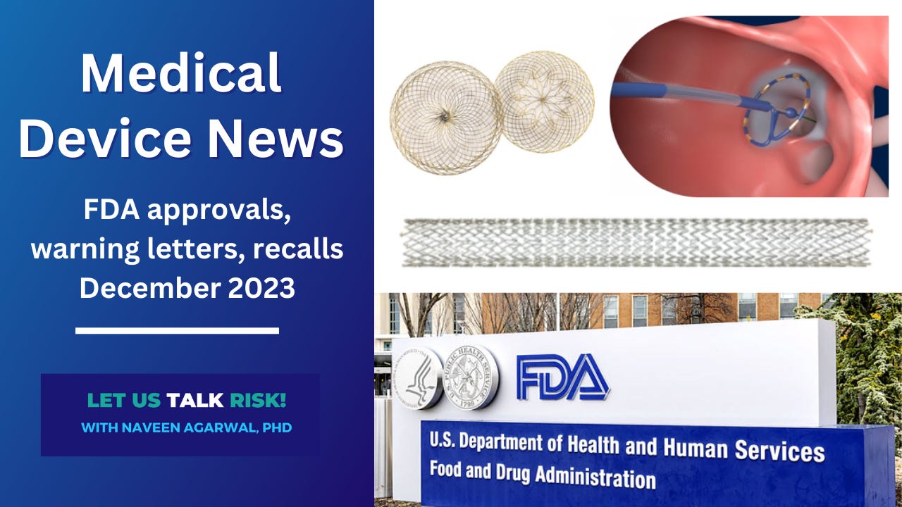 Medical Device News Update - December 2023