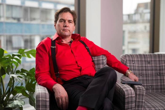 Craig Wright, pictured in April 2019