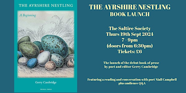 The Ayrshire Nestling by Gerry Cambridge - Book Launch