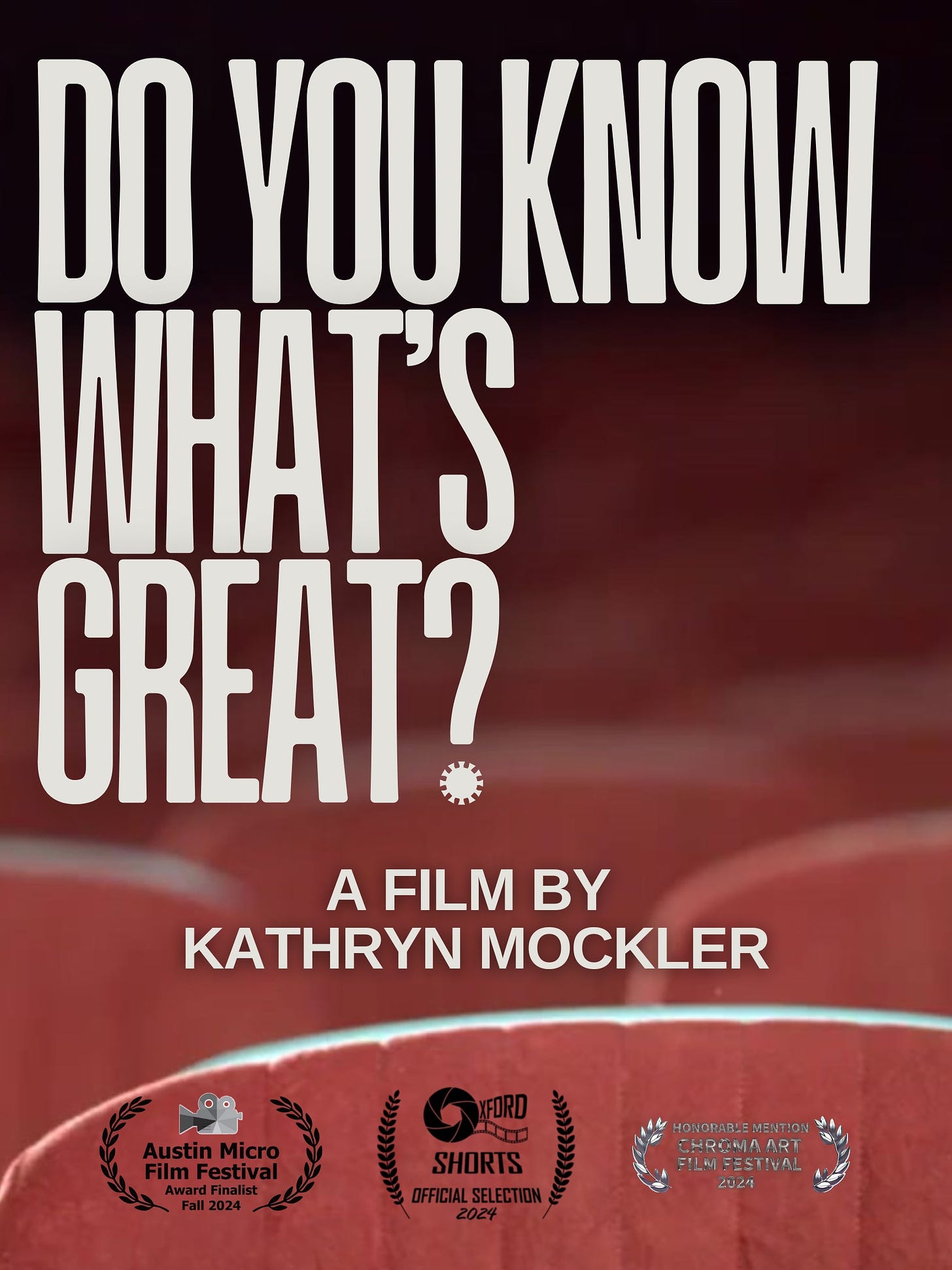 Do You Know What's Great, a film by Kathryn Mockler