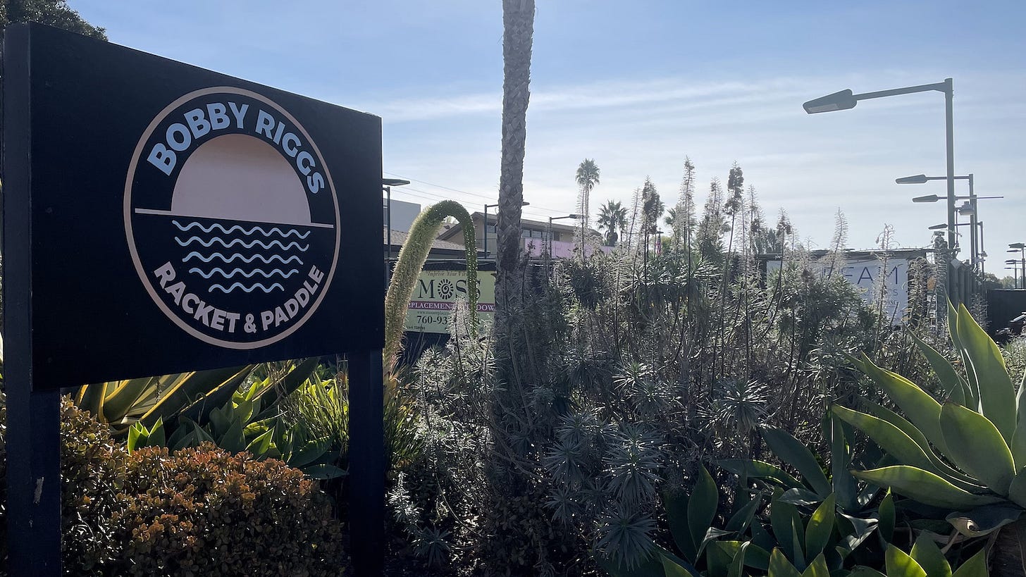 The Bobby Riggs Rackey and Paddle Club had to reduce the number of courts for players after the city requested the club do so in response to noise complaints. Steve Puterski photo