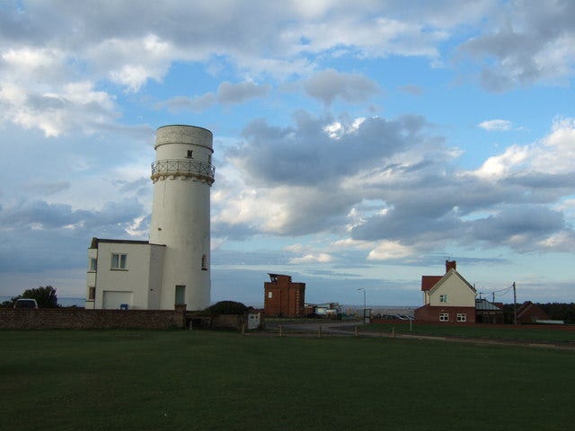 Lighthouse and coastguard tower, Hunstanton