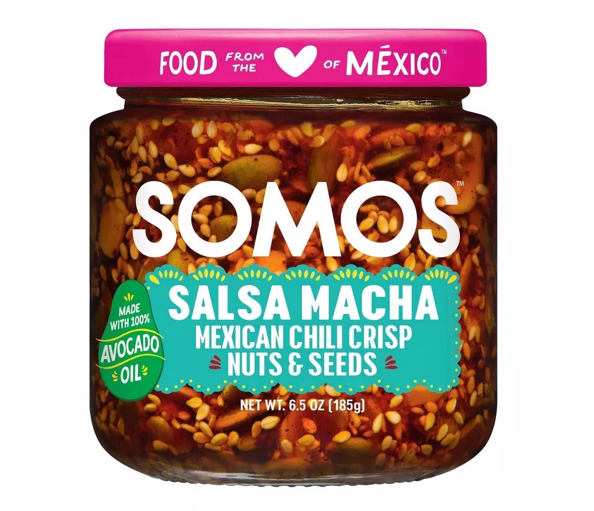 SOMOS Mexican Chili Crisp with Nuts & Seeds 