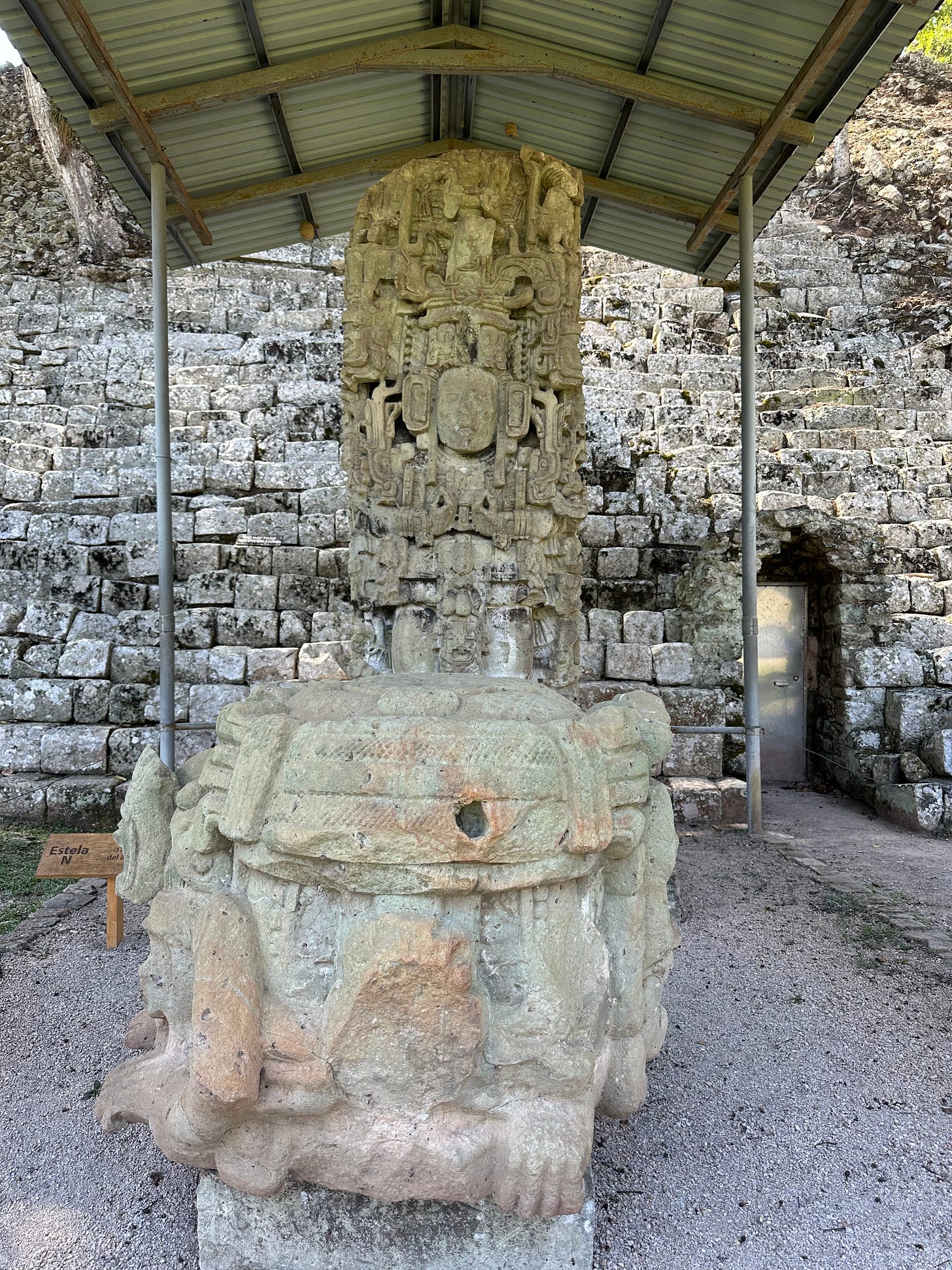 Temple 11 and Stela Temple 11 and Stela