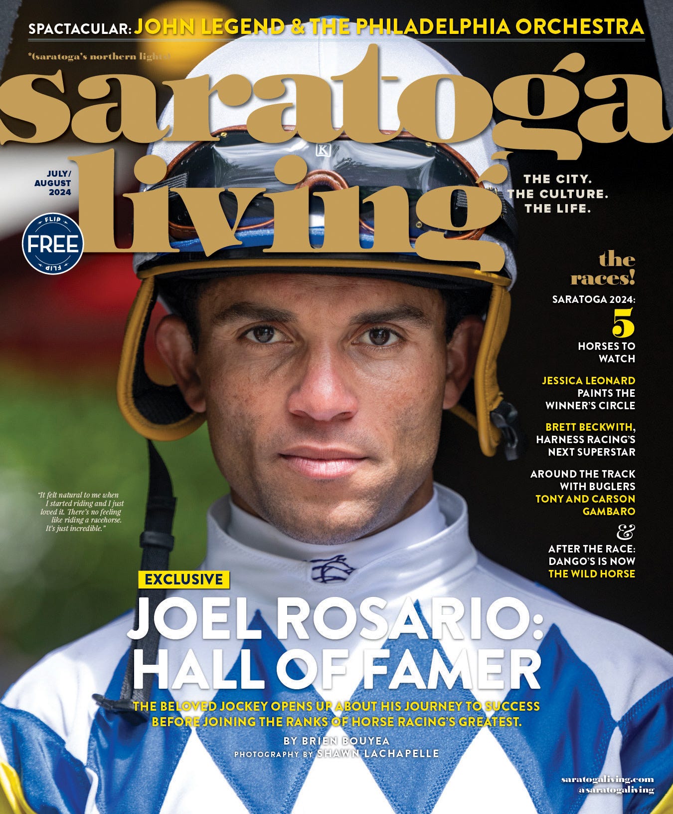 Saratoga Living Joel Rosario Saratoga Springs horse racing