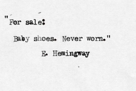 Ernest Hemingway and the six-word short story | Dangerous Minds
