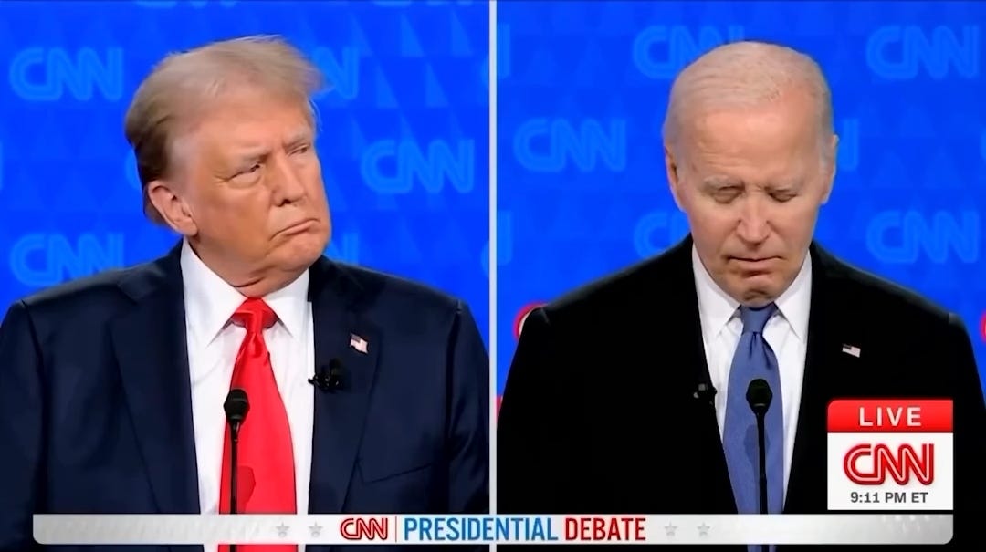 Primeiro Debate: Trump e Biden - 27/06/2024