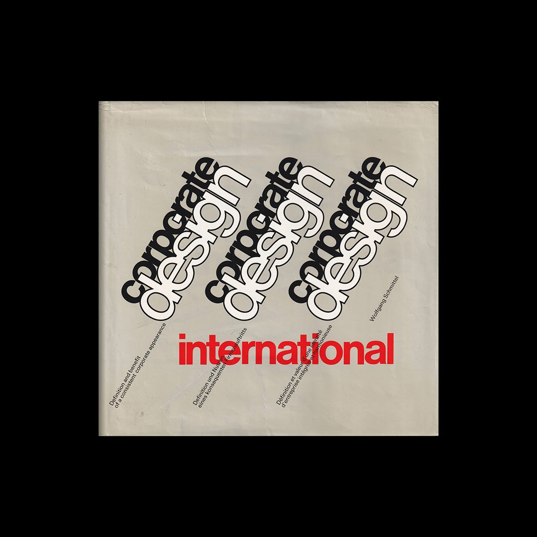 Corproate Design Internationall, 1984, Wolfganag Schittel
