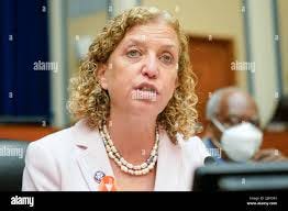 Washington, Vereinigte Staaten. 08th June, 2022. United States  Representative Debbie Wasserman Schultz (Democrat of Florida), speaks  during a House Committee on Oversight and Reform hearing on gun violence on  Capitol Hill in
