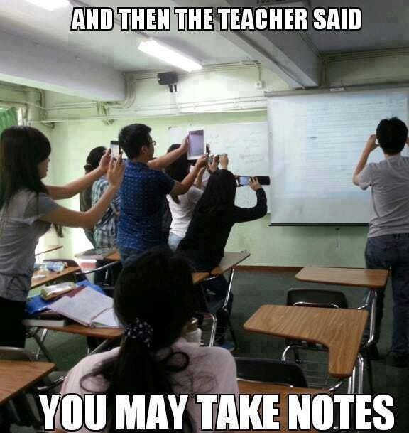 And then the teacher said you may take notes | Meme sugli insegnanti,  Citazioni divertenti, Battute divertenti