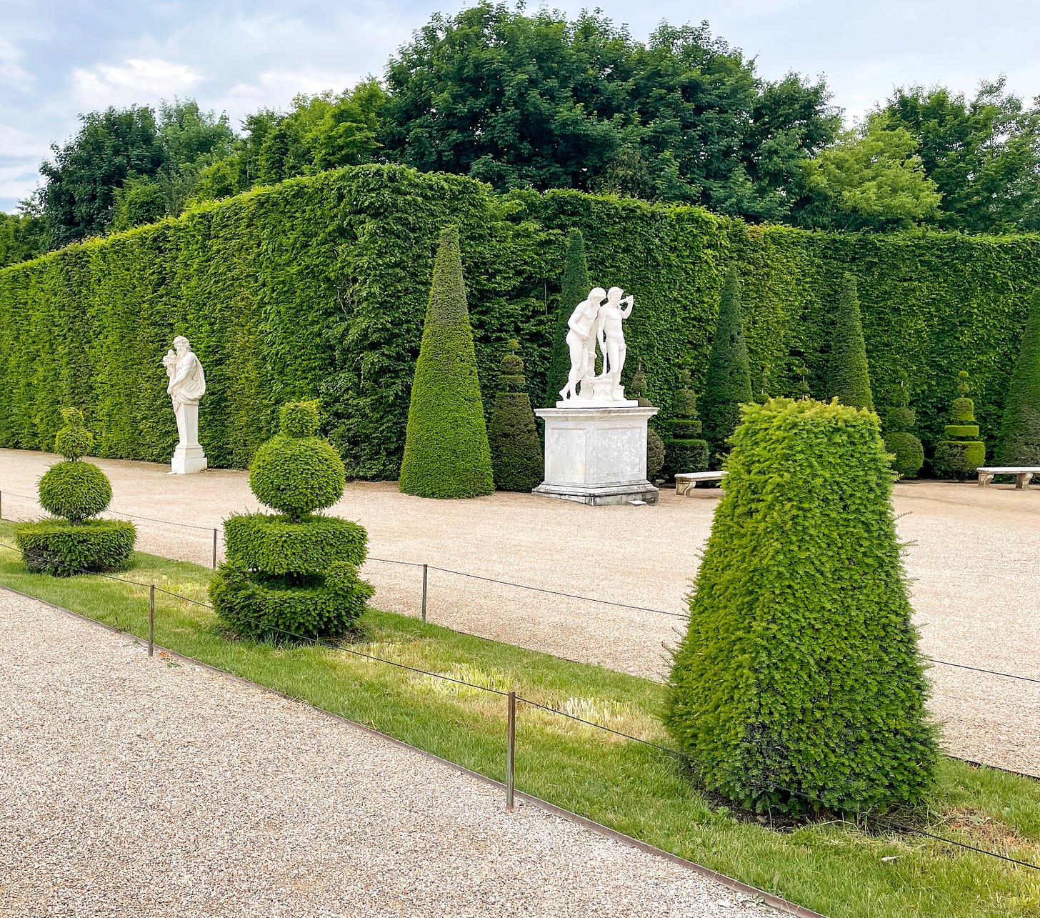 The gardens of Versailles.