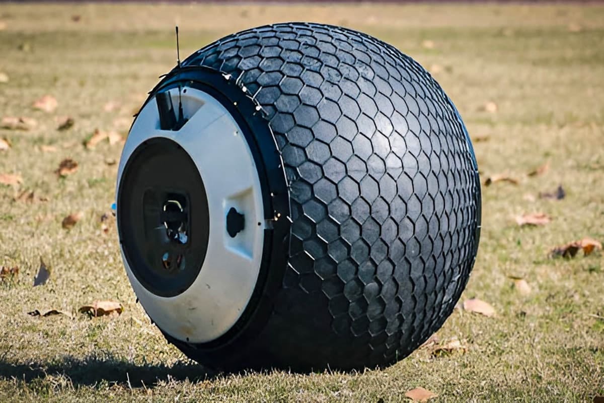 The self-balancing, amphibious Rotunbot has been upgraded with non-lethal weapons and deployed in police patrol tials in China