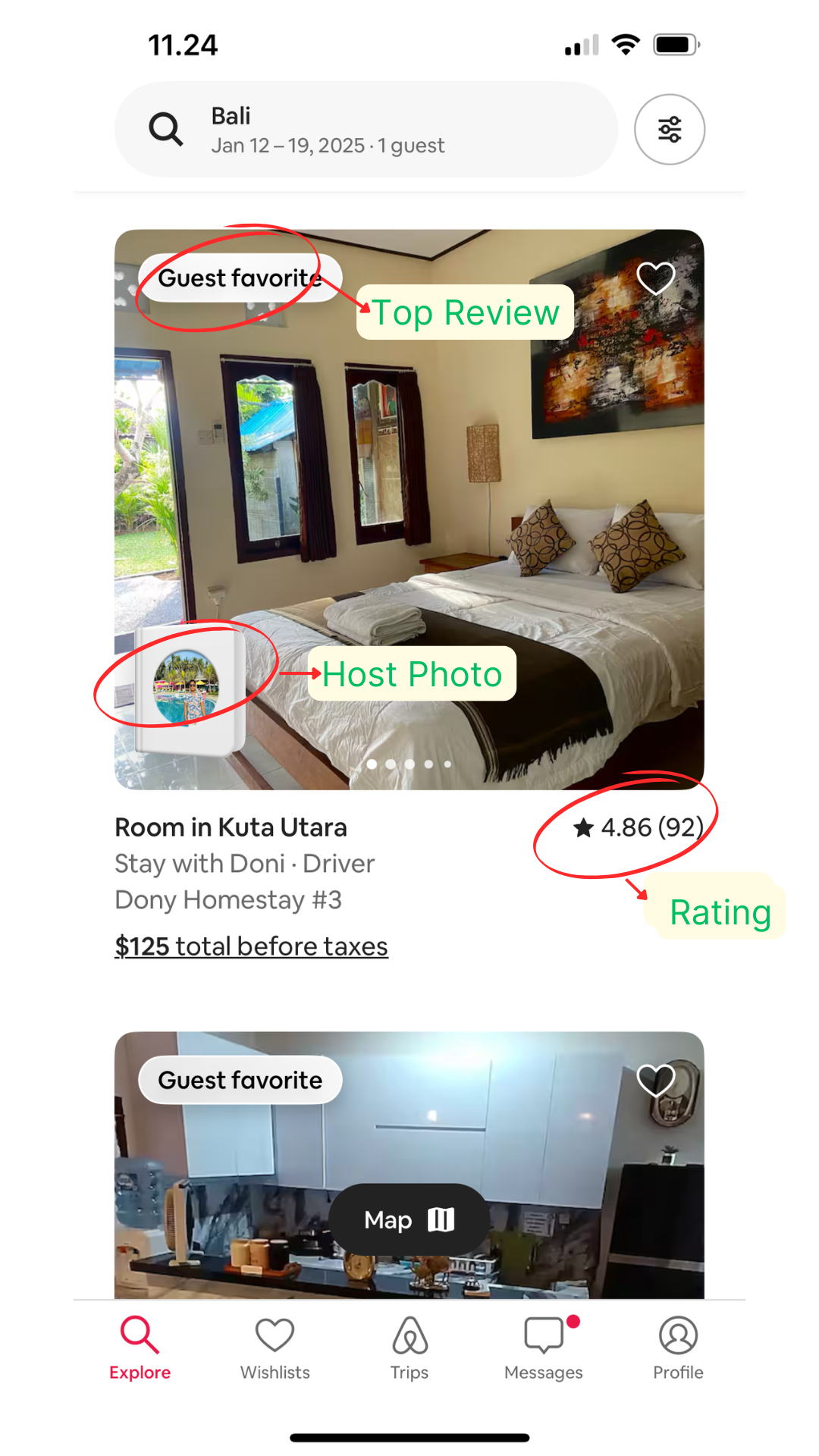 Airbnb Discovery Page