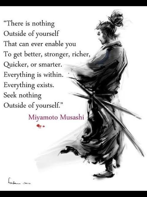 There is nothing outside of yourself that can ever enable you to get better  , stronger ,richer ,quicker or smarter . Everything is within . Everything  exists ,seek nothing outside of yourself ." ~