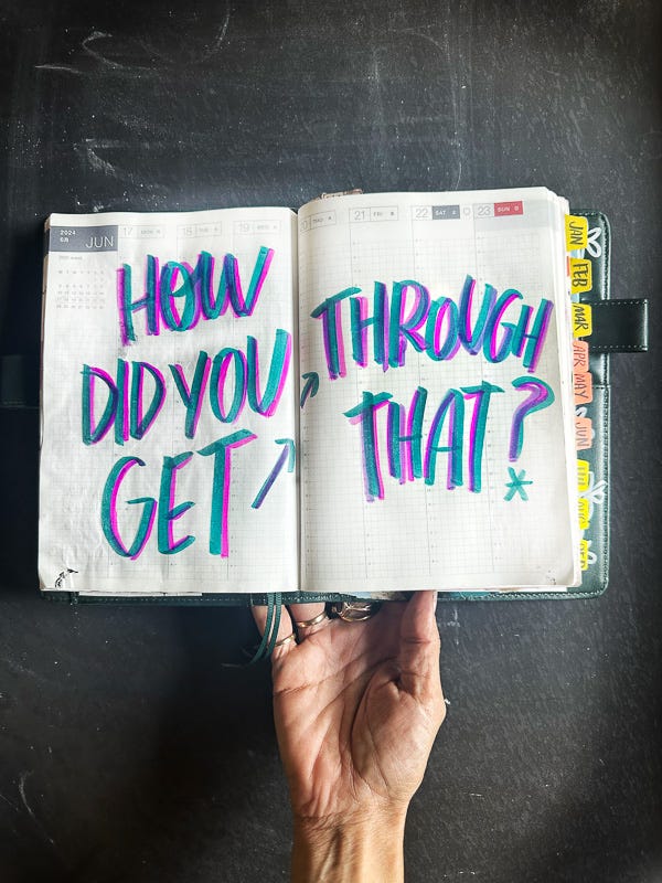 How Did You Get Through That? - I love lists// Tracy Benjamin of Shutterbean